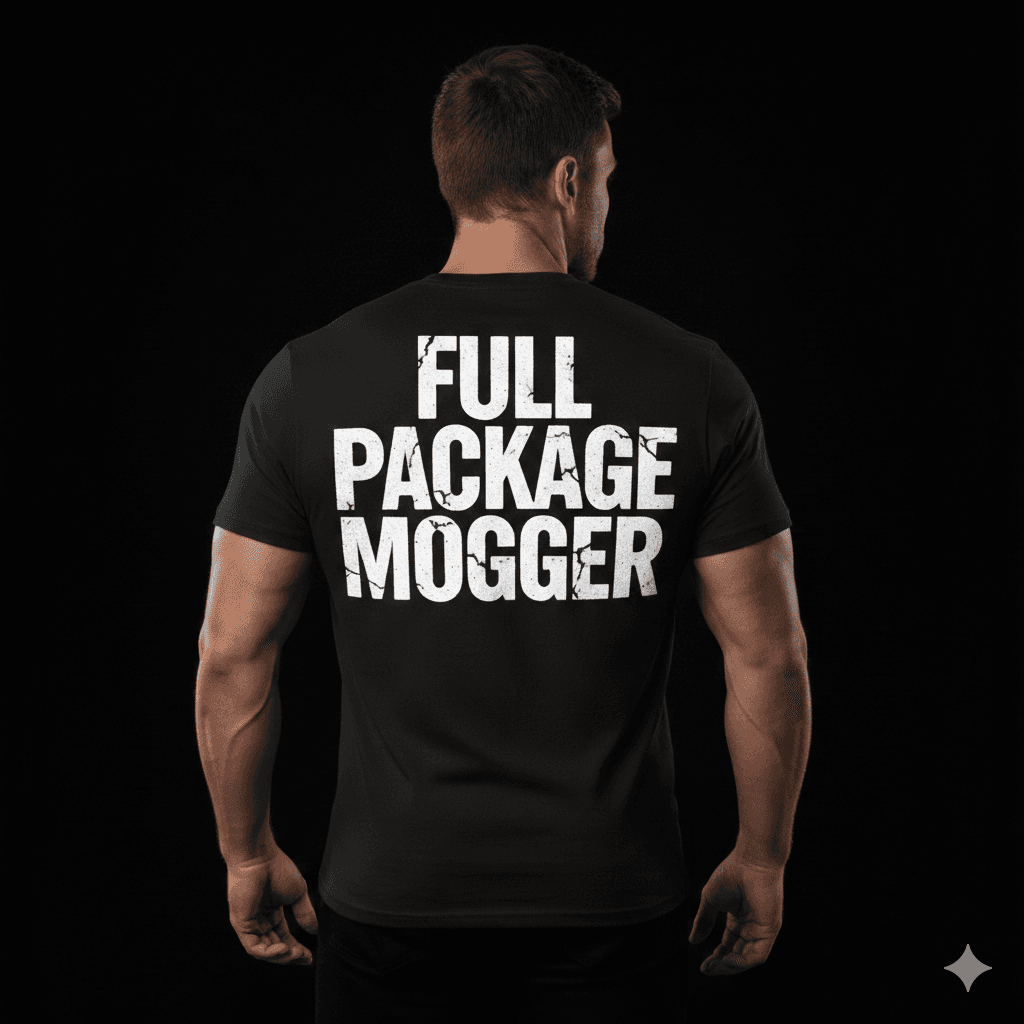 Full Package Mogger T-Shirt — Classic White variant